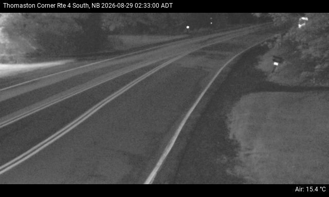 Web Cam image of Thomaston Corner (NB Highway 4)