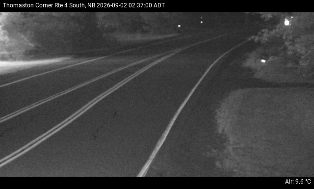 Web Cam image of Thomaston Corner (NB Highway 4)