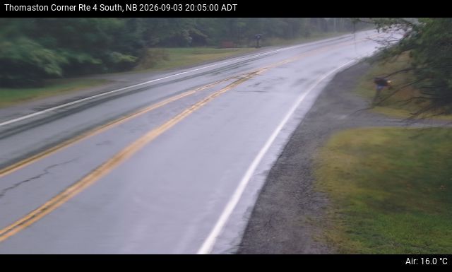 Web Cam image of Thomaston Corner (NB Highway 4)