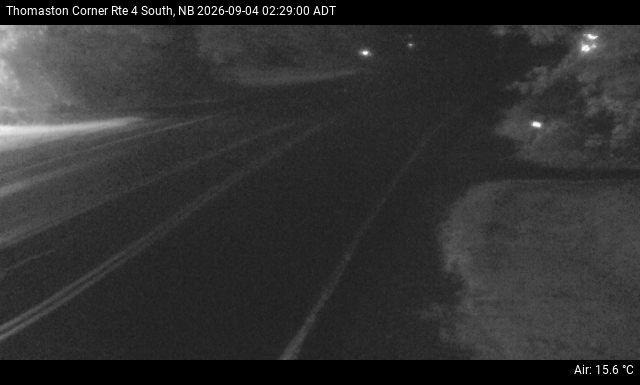 Web Cam image of Thomaston Corner (NB Highway 4)