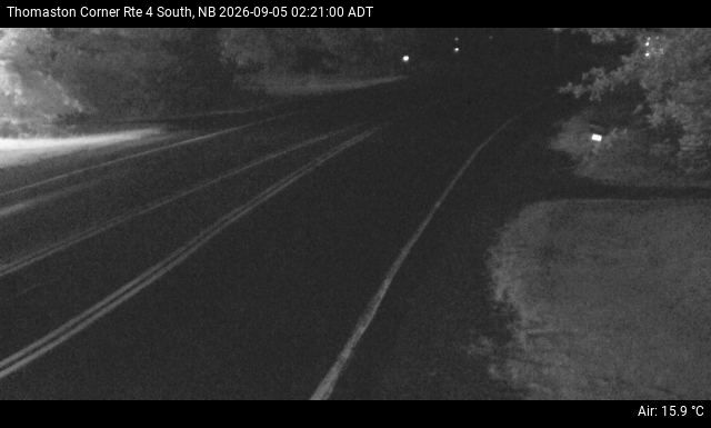 Web Cam image of Thomaston Corner (NB Highway 4)
