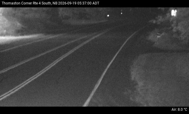 Web Cam image of Thomaston Corner (NB Highway 4)