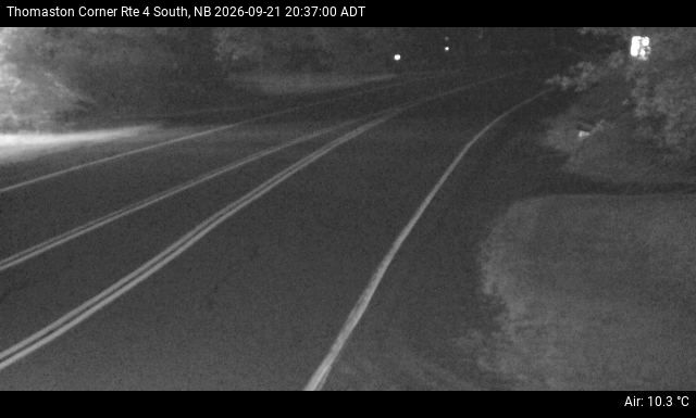 Web Cam image of Thomaston Corner (NB Highway 4)
