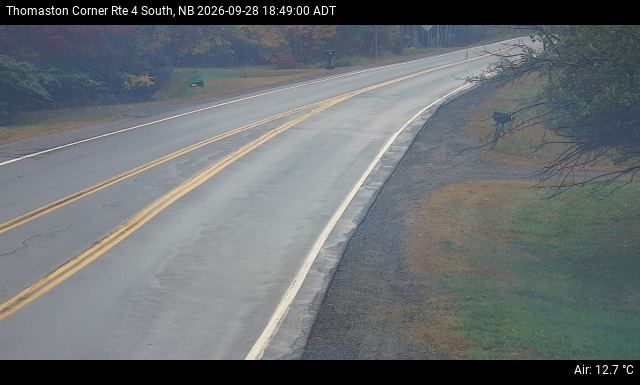 Web Cam image of Thomaston Corner (NB Highway 4)