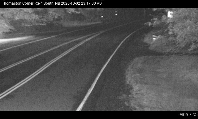 Web Cam image of Thomaston Corner (NB Highway 4)