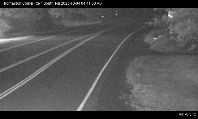 Web Cam image of Thomaston Corner (NB Highway 4)