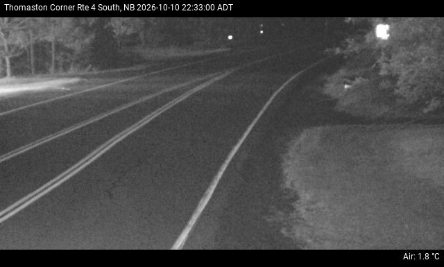Web Cam image of Thomaston Corner (NB Highway 4)