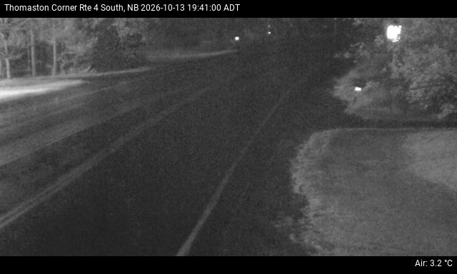 Web Cam image of Thomaston Corner (NB Highway 4)