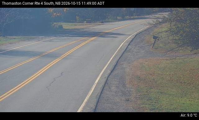 Web Cam image of Thomaston Corner (NB Highway 4)