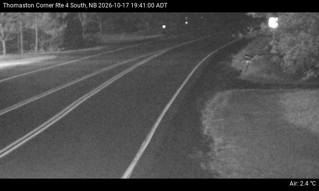 Web Cam image of Thomaston Corner (NB Highway 4)