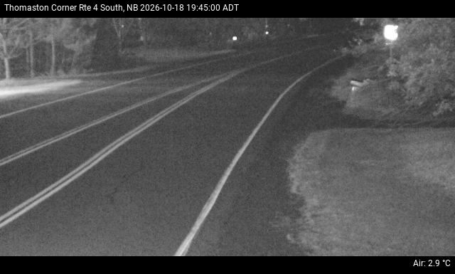 Web Cam image of Thomaston Corner (NB Highway 4)