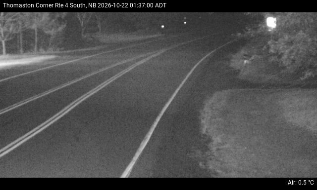 Web Cam image of Thomaston Corner (NB Highway 4)