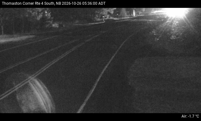 Web Cam image of Thomaston Corner (NB Highway 4)