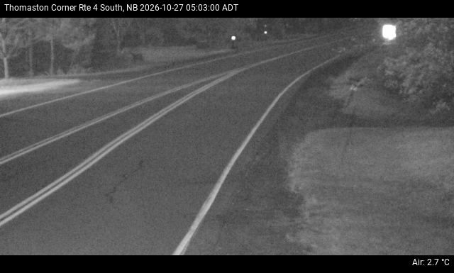 Web Cam image of Thomaston Corner (NB Highway 4)