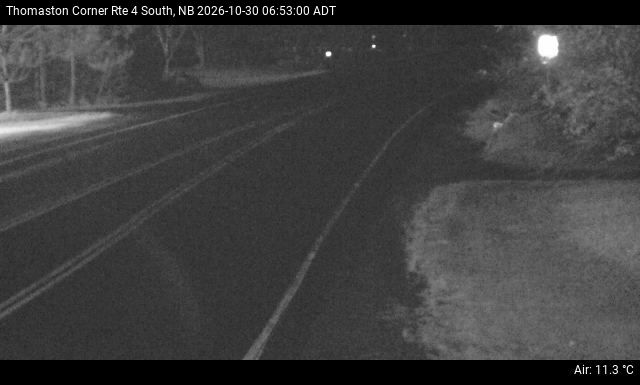 Web Cam image of Thomaston Corner (NB Highway 4)