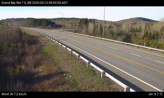 Web Cam image of Grand Bay-Westfield (NB Highway 7)