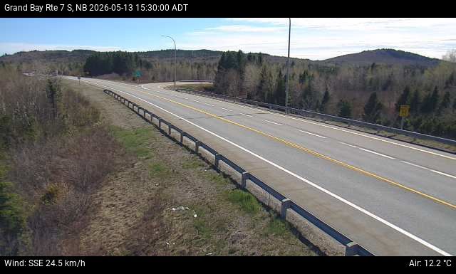 Web Cam image of Grand Bay-Westfield (NB Highway 7)