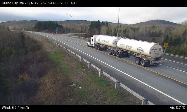 Web Cam image of Grand Bay-Westfield (NB Highway 7)