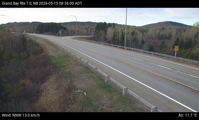 Web Cam image of Grand Bay-Westfield (NB Highway 7)