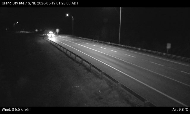 Web Cam image of Grand Bay-Westfield (NB Highway 7)