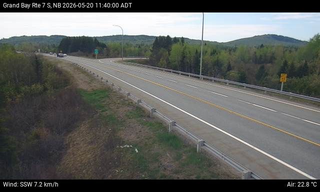 Web Cam image of Grand Bay-Westfield (NB Highway 7)