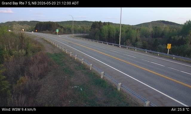 Web Cam image of Grand Bay-Westfield (NB Highway 7)