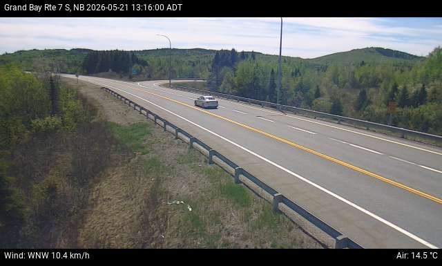 Web Cam image of Grand Bay-Westfield (NB Highway 7)