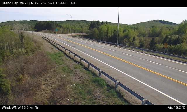 Web Cam image of Grand Bay-Westfield (NB Highway 7)