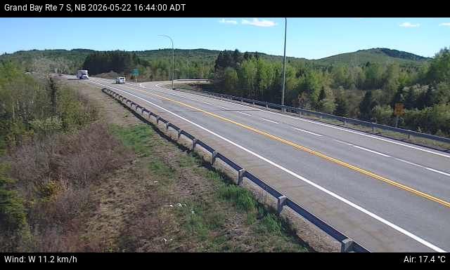Web Cam image of Grand Bay-Westfield (NB Highway 7)