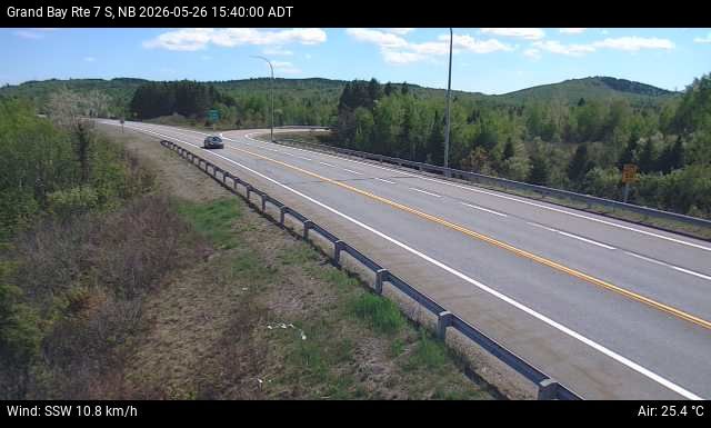 Web Cam image of Grand Bay-Westfield (NB Highway 7)