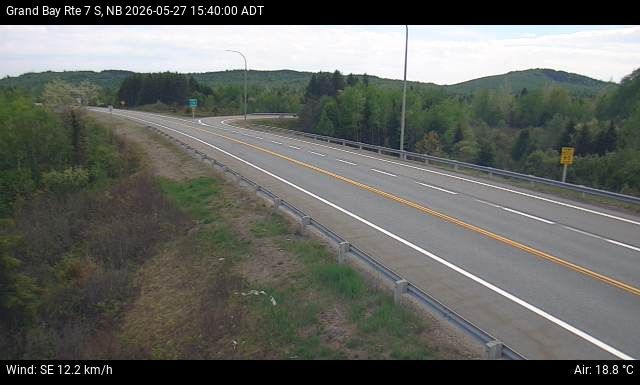 Web Cam image of Grand Bay-Westfield (NB Highway 7)