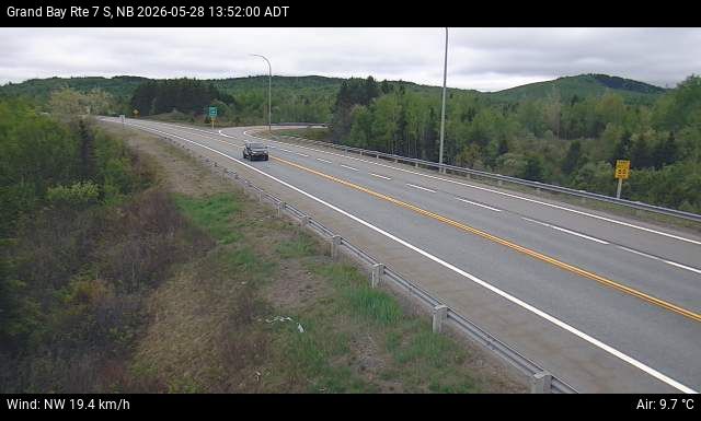 Web Cam image of Grand Bay-Westfield (NB Highway 7)