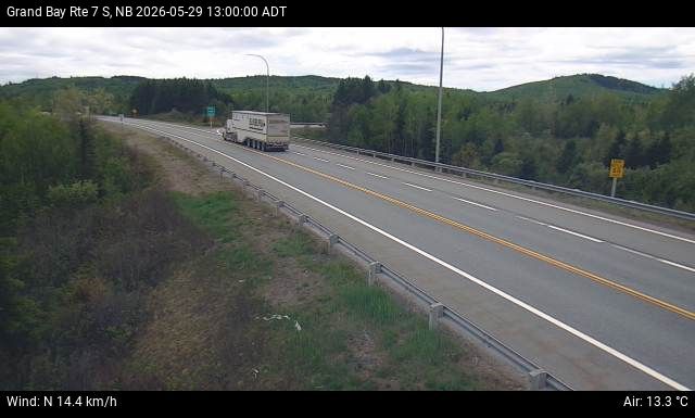 Web Cam image of Grand Bay-Westfield (NB Highway 7)