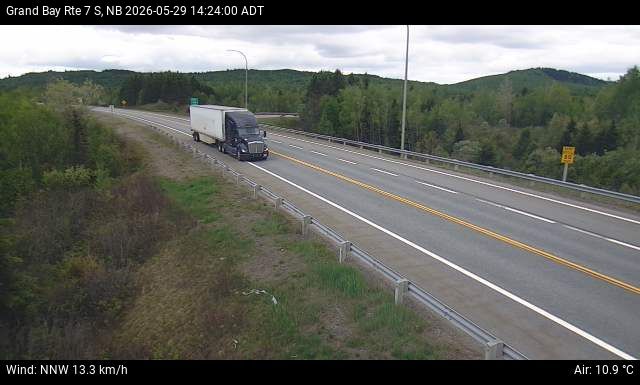 Web Cam image of Grand Bay-Westfield (NB Highway 7)