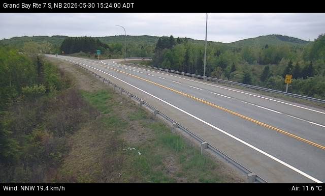Web Cam image of Grand Bay-Westfield (NB Highway 7)