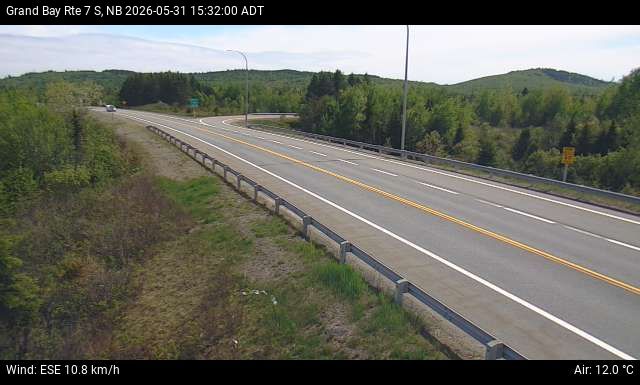 Web Cam image of Grand Bay-Westfield (NB Highway 7)
