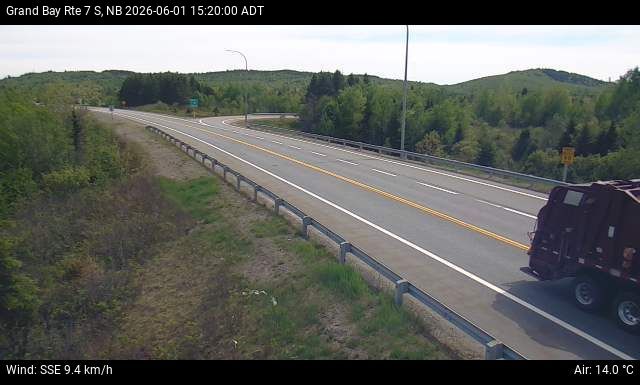 Web Cam image of Grand Bay-Westfield (NB Highway 7)