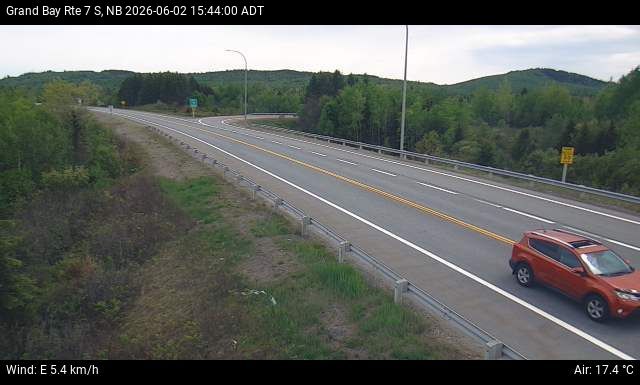 Web Cam image of Grand Bay-Westfield (NB Highway 7)