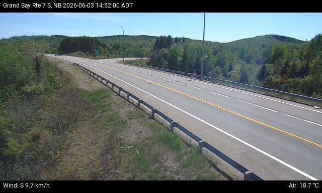 Web Cam image of Grand Bay-Westfield (NB Highway 7)