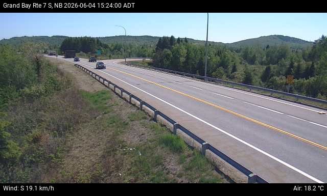 Web Cam image of Grand Bay-Westfield (NB Highway 7)