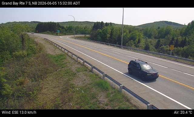Web Cam image of Grand Bay-Westfield (NB Highway 7)