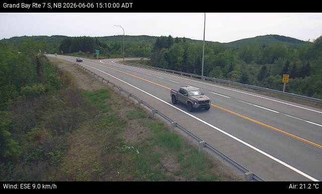 Web Cam image of Grand Bay-Westfield (NB Highway 7)