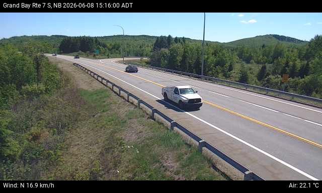 Web Cam image of Grand Bay-Westfield (NB Highway 7)