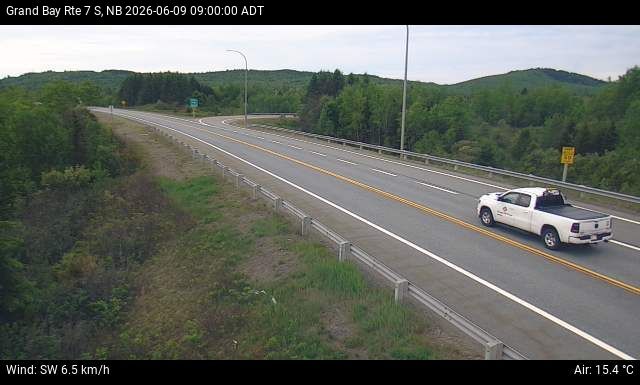 Web Cam image of Grand Bay-Westfield (NB Highway 7)