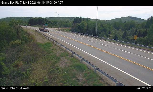 Web Cam image of Grand Bay-Westfield (NB Highway 7)