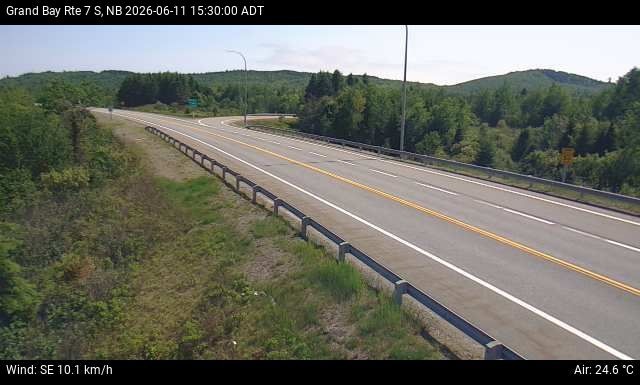 Web Cam image of Grand Bay-Westfield (NB Highway 7)