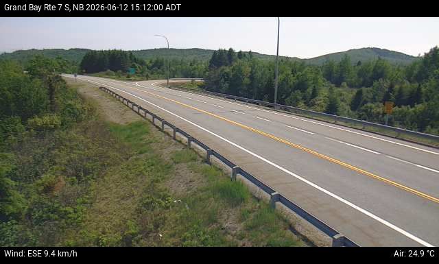 Web Cam image of Grand Bay-Westfield (NB Highway 7)