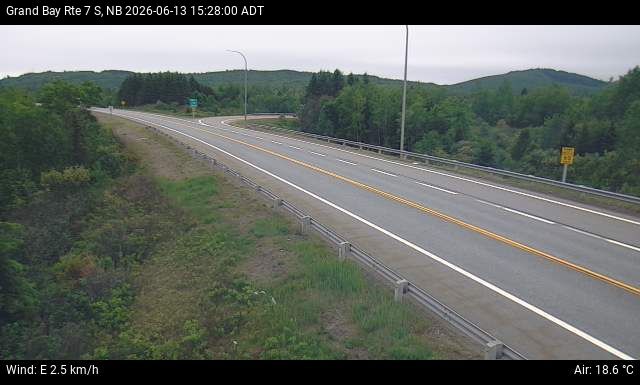 Web Cam image of Grand Bay-Westfield (NB Highway 7)