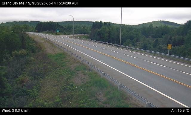 Web Cam image of Grand Bay-Westfield (NB Highway 7)