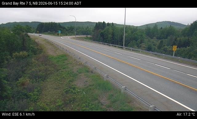 Web Cam image of Grand Bay-Westfield (NB Highway 7)